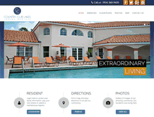 Tablet Screenshot of cclakesapartments.com